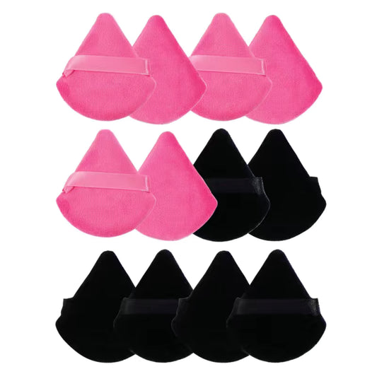 Powder Puffs Set of 12 (Triangular)